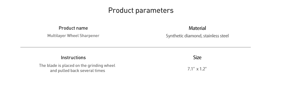 Knife Sharpener,Jonurphy Kitchen Knife Sharpeners,Rotating Steel Wheel Sharpening Discs,Manual Knife Sharpening Tool for Kitchen,Home