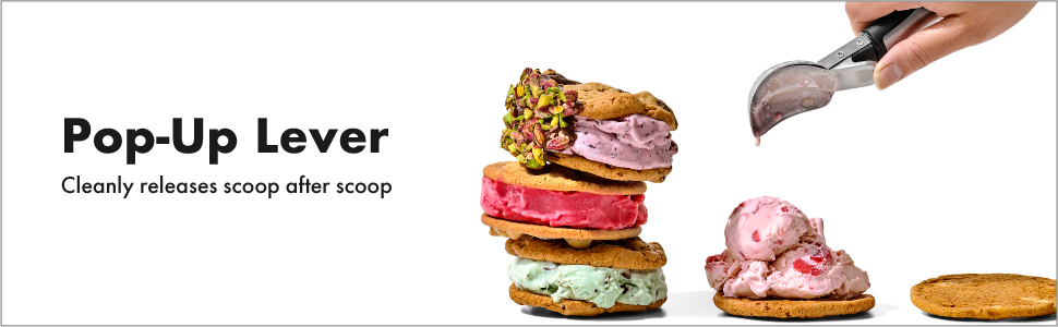 OXO Steel Lever Ice Cream Scoop