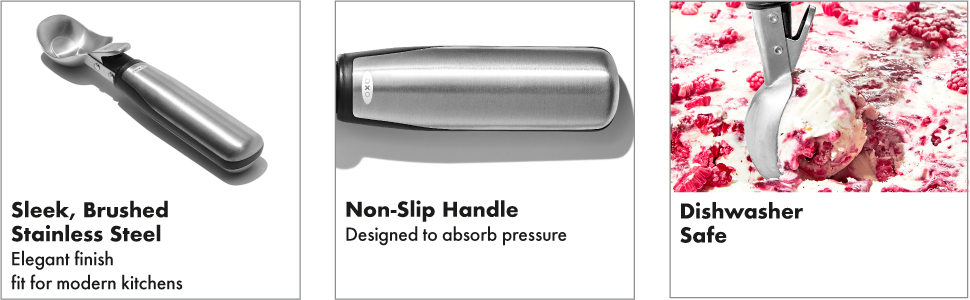 OXO Steel Lever Ice Cream Scoop