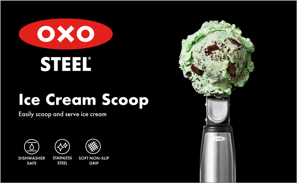 OXO Steel Lever Ice Cream Scoop