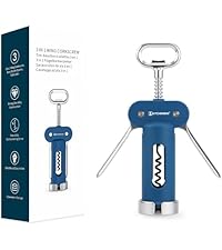 KITCHENDAO Magnetic Beer Bottle Opener for Refrigerator, Twist-off/Pry-off Opener, Pop-can Opener, Heavy Duty Steel Die-Cast Construction with Magnets, Stick to Fridge for Easy Storage, Gift for Men