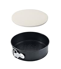 Tellshun 9 Inch Springform Pan Tin with 50pcs Parchment Paper Cheesecakes Baking Mold Round Leakproof Nonstick Removable Bottom Bakeware for Pie Cake Pizza and Quiches