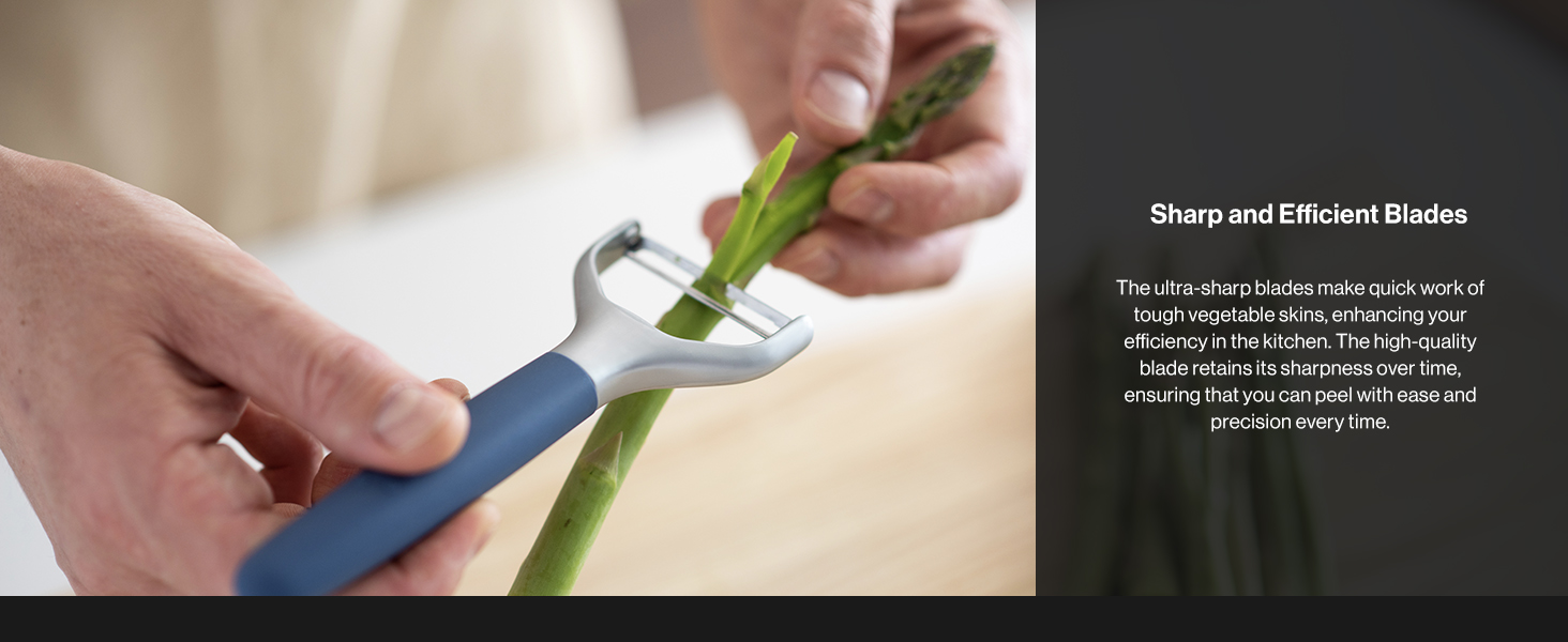 Misen Stainless Steel Vegetable Peeler - Dishwasher Safe Y Peeler - Easy to Use with Potatoes, Cabbage, Carrots, and More - Progessional Grade Kitchen Tool - Gray