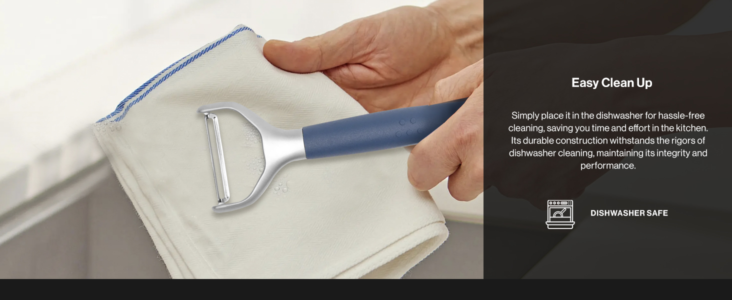 Misen Stainless Steel Vegetable Peeler - Dishwasher Safe Y Peeler - Easy to Use with Potatoes, Cabbage, Carrots, and More - Progessional Grade Kitchen Tool - Gray