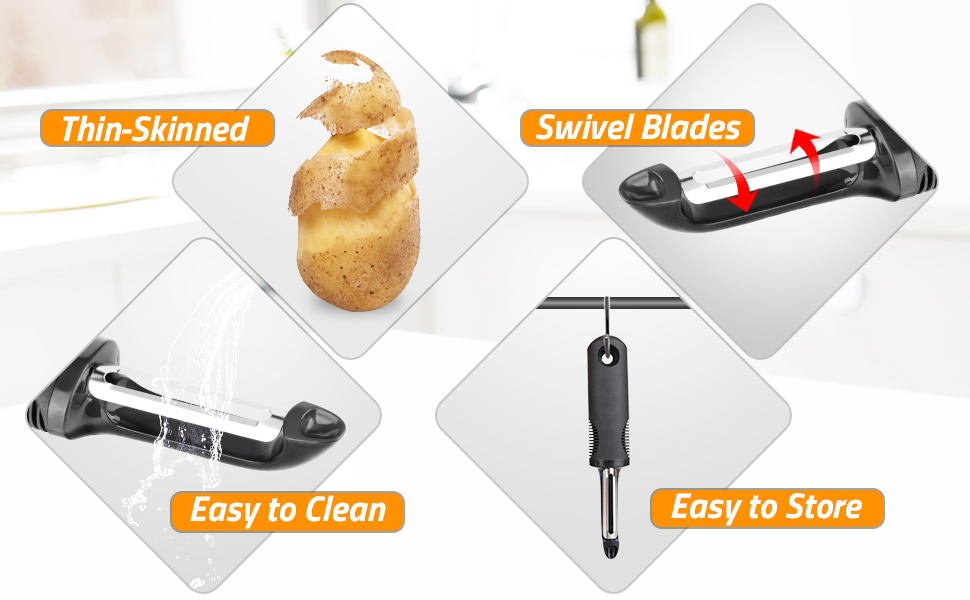 Vegetable Fruit peeler for kitchen Potato Peeler Hand Sharp Stainless Steel Peelers