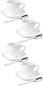 homEdge PVC Placemat, 4 PCS of Non-Slip Heat Resistant Place Mats, Washable Vinyl Placemats, Set of 4 –Black