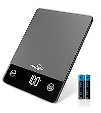 Joyhill Measuring Cups and Spoons Set of 10 Piece, Stainless Steel Measuring Cups with Soft Touch Silicone Handles, Nesting Metal Measuring Cup for Dry & Liquid Ingredients, Cooking & Baking (Black)