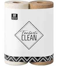 Fantasticlean Microfiber Cleaning Cloth Roll -75 Pack, Tear Away Microfiber Towels, 12