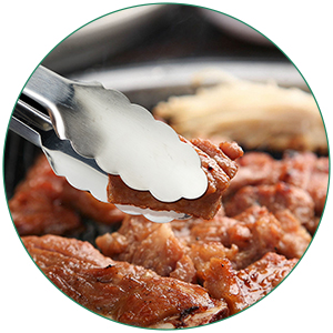 Chengu 12 Pack Stainless Steel Kitchen Tongs 7/9/12 Inches Food Serving Tongs Non Stick Cooking Clips for Kitchen Cooking Barbecue Buffet Wedding Family Gathering Grill Salad