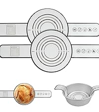 Oven Liners for Bottom of Oven 4 Pack Large Thick Heavy Duty Nonstick Oven Mat for Bottom of Electric Oven Gas Oven Grill, Reusable Heat Resistant BPA PFOA Free Oven Protector Liner,16x24 Inch