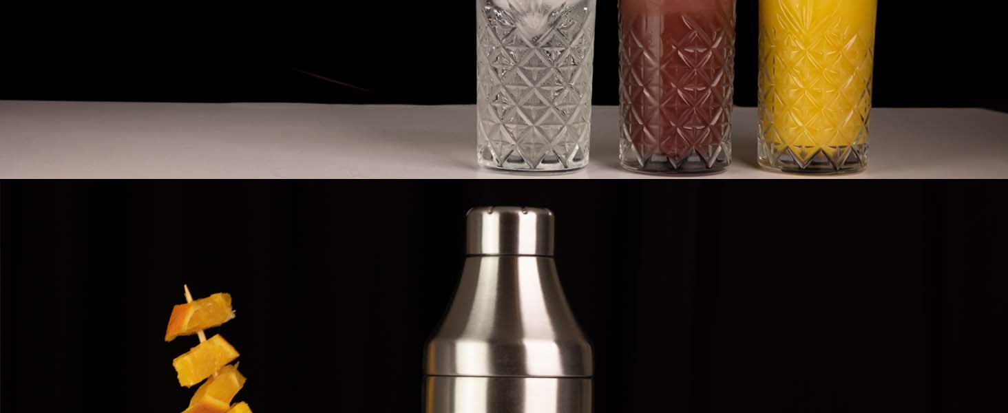 Lexenic 24oz Cocktail Shaker - Insulated Double Wall Keep Drink Chilled - No Stuck Twist Lid,Leakproof and Built-in Strainer - Perfect for Home Bar- Premium Stainless Steel Drink Shaker,Martini Shaker