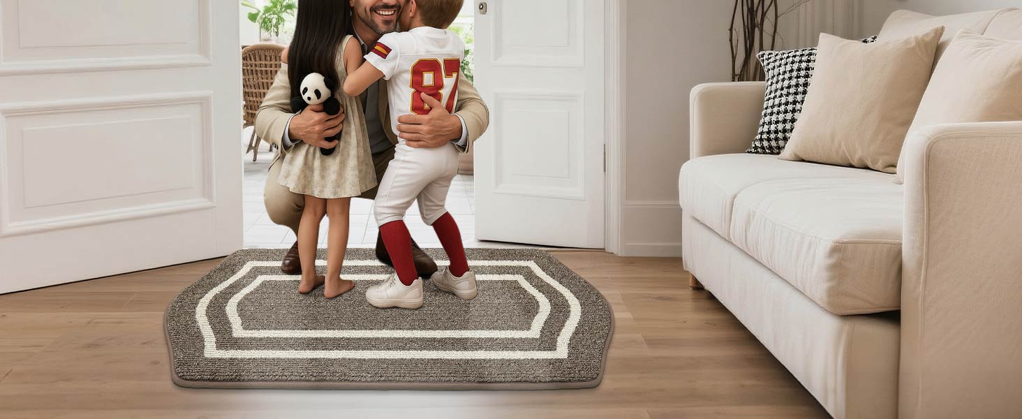 COSY HOMEER Long Kitchen Floor Mats for in Front of Sink Super Absorbent Kitchen Rugs and Mats 24