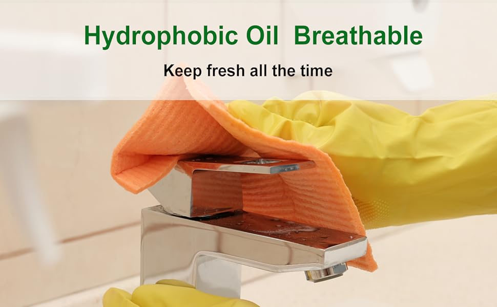 METUUTER 10 Packs Swedish Dishcloths for Kitchen, Reusable Kitchen Dishcloths Compostable Cellulose Dish Clothes for Household Use