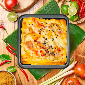 Kitchen 5-Piece Nonstick Bakeware Set - Round/Square Cake Pans, Muffin Pan, Loaf Pan, Roast Pan & Baking Sheets