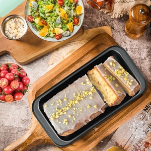 Kitchen 5-Piece Nonstick Bakeware Set - Round/Square Cake Pans, Muffin Pan, Loaf Pan, Roast Pan & Baking Sheets