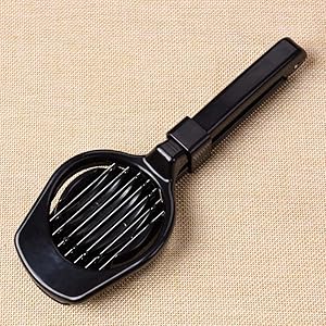 Egg Slicer, Stainless Steel Wire Egg Slicer Heavy Duty Aluminium Egg Cutter Dishwasher for Egg Strawberry Soft Fruit Egg Slicer for Hard Boiled Egg