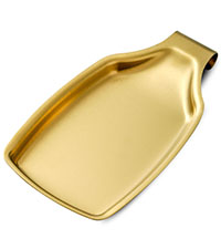 Gold Spoon Rest For Stove up, Stainless Steel Spoon Rest For Kitchen Counter, Large Kitchen Spoon Holder with Square Bottom, Spatula Spoon Ladle Utensil Holder, Heavy Duty.