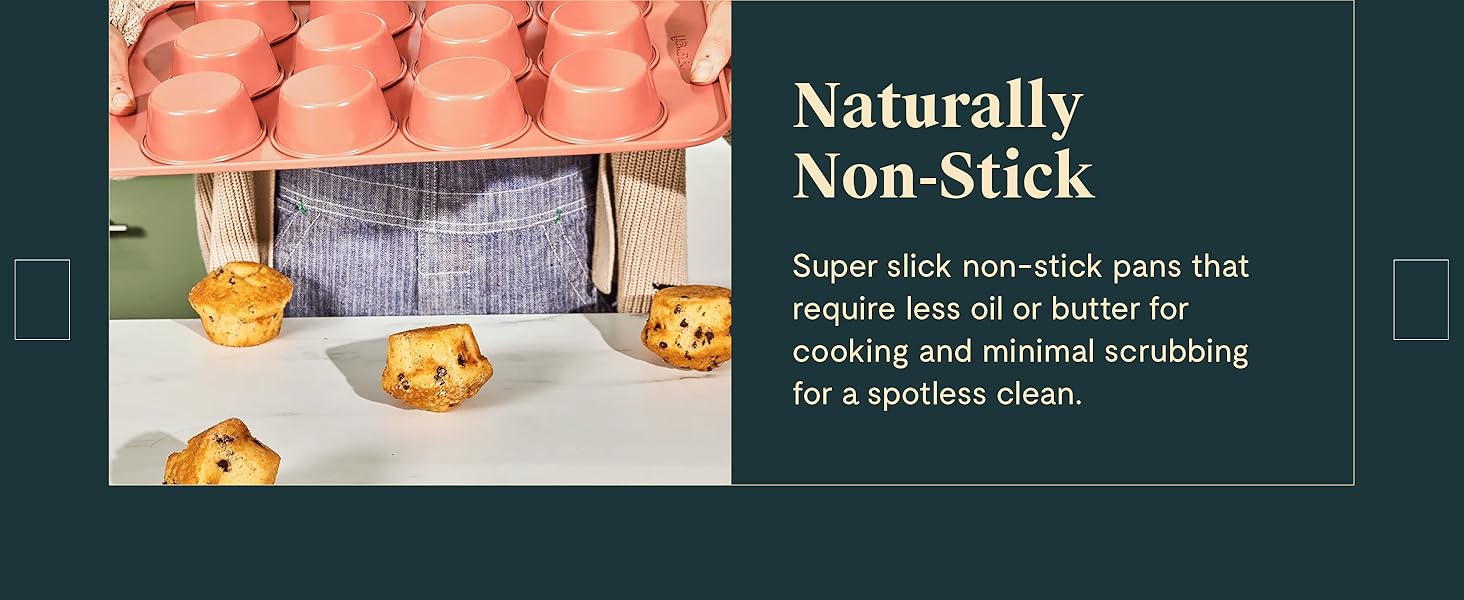 Caraway 9” Circle Pan - Non-Stick Ceramic Coating - Free From Forever Chemicals - Perfect for Birthday Cakes, Tartes, & More - Cream