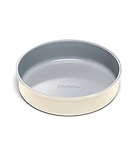 Caraway 9” Square Pan - Non-Stick Ceramic Coating - Free From Forever Chemicals - Cake Pan Perfect for Brownies, Lemon Bars, & More - Cream