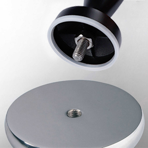 Reversible Meat Tenderizer and Pounder Dual Sided Meat Tenderizer Mallet Marinating Prep Tool, Mysterious Black