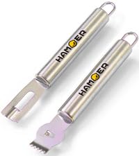 Lemon Citrus Zester Tool Cheese Grater for kitchenaid-Multipurpose grooved channel knife scraper,Stainless steel blade and ergonomically designed curved handle