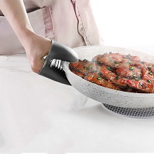 Oven Mitts and Pot Holders Sets 6pcs, Thick Cotton Oven Gloves High Heat Resistant 500℉with Extra Long Oven Mitts and Hot Pads Potholders with Non-Slip Silicone Surface for Cooking Baking