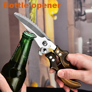 Premium Kitchen Shears 2-Pack Heavy Duty Poultry & Meat Scissors, Bone Shears for Cooking