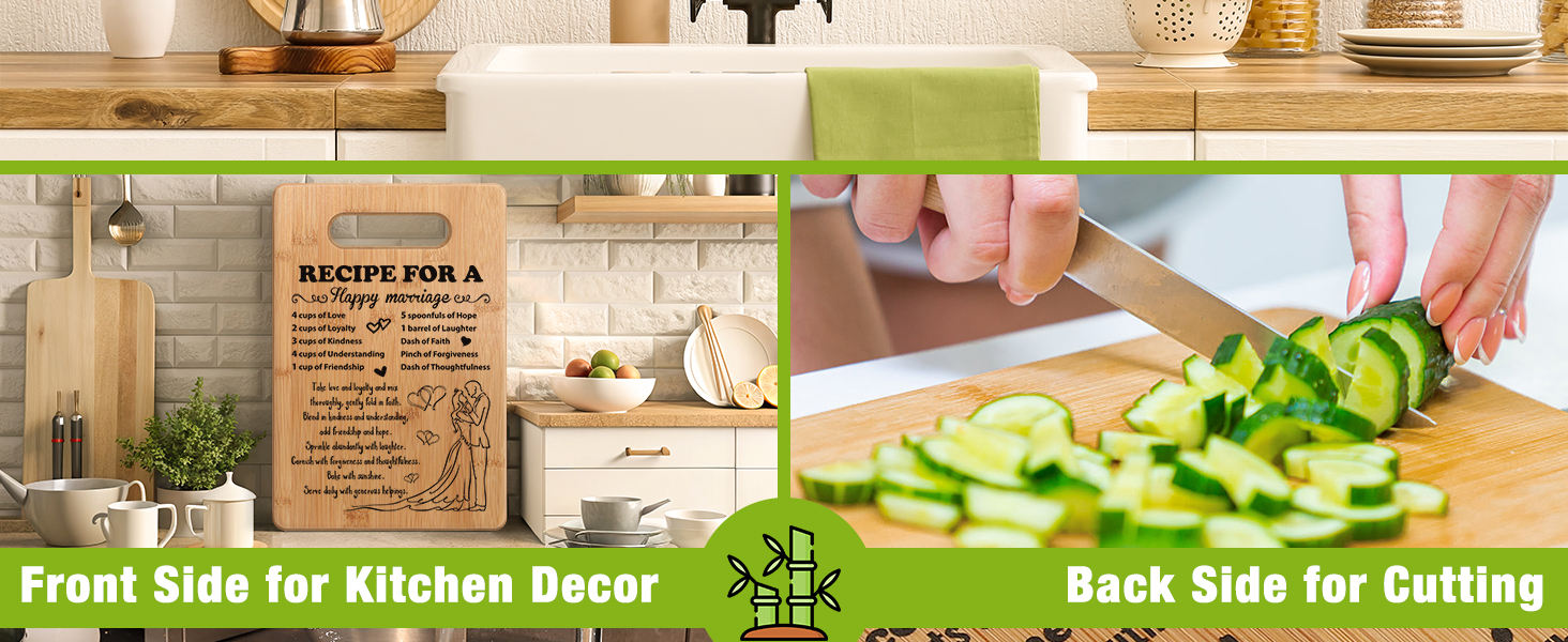 Wedding Gift for Couple 2026, Bridal Shower Gifts for Bride and Groom Engagement, Happy Marriage Cutting Board, Gifts for Wedding Shower, Newlywed Mr and Mrs Gifts Bride to Be Gifts