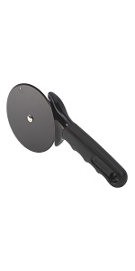 GoodCook Set of 4 Nonstick Steel 10 Inch Personal Pizza Pans Set, Gray