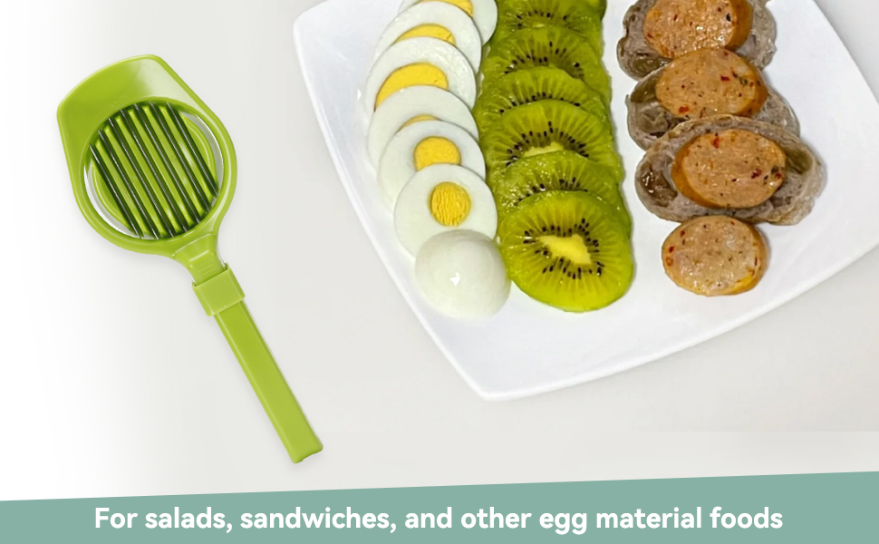 Egg Cutter, Hard Boiled Eggs Slicers Handheld Fruit Divider Vegetable Slicing Tool for Mushroom Strawberry Cherry Tomato Kiwi Kitchen Gadgets