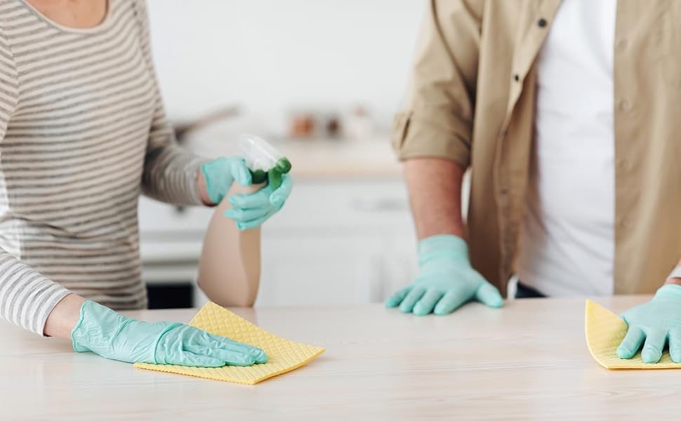 Swedish Dish Cloths - 10 Pack Reusable Kitchen Dishcloths - Ultra Absorbent Dish Towels for Washing Dishes - Cellulose Sponge Cloth Cleaning Rag - Assorted