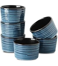 HASENSE Utensil Holder for Kitchen Counter 7.1” Cooking Utensil Crock for Countertop, Blue Ceramic Stable Utensil Organizer Caddy with Reactive Glaze for Spatula and Spoon, Dishwasher Safe