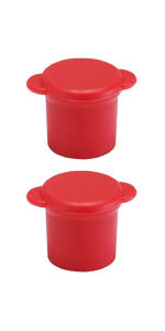 Wine Bottle Caps - Silicone Bottle Covers - Air-Tight Vacuum Seal - Wine Gifts for Women - Set of 4