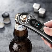 Digital Meat Thermometer for Cooking, Biison Wireless Instant Read Meat Thermometer Waterproof, Backlight, Ultra-Fast Accurate and 180° Folding Probe Kitchen Thermometer for Turkish/Grill