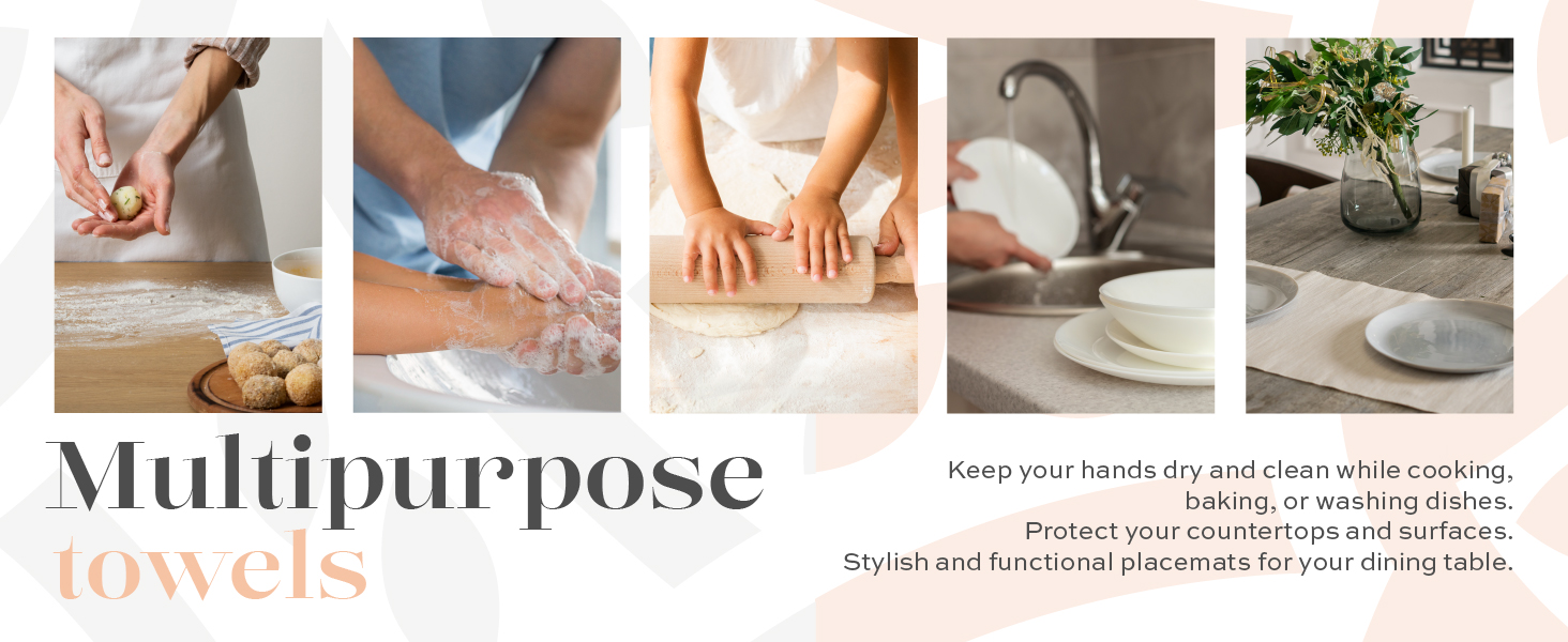 White Classic [12 Pack] Premium Dish Cloths for Kitchen - Heavy Duty Absorbent 100% Cotton 410 GSM Terry Kitchen Towels, 12x12 (Multi)