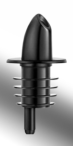 2 Pcs Liquor Pour Spouts, Stainless Steel Liquor Bottle Pourers with Rubber Dust Caps and Cleaning Brush,for Pours Liquid, Olive Oil, Wine(Gold)