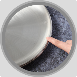 Thenshop 8 Pieces 12 Inch Pizza Pans Bulk Stainless Steel Sets Round Bakeware Pizza Trays for Oven Freezer Kitchen Baking Home Restaurant Picnics Safe Sturdy Reusable Easy Clean(Silver)