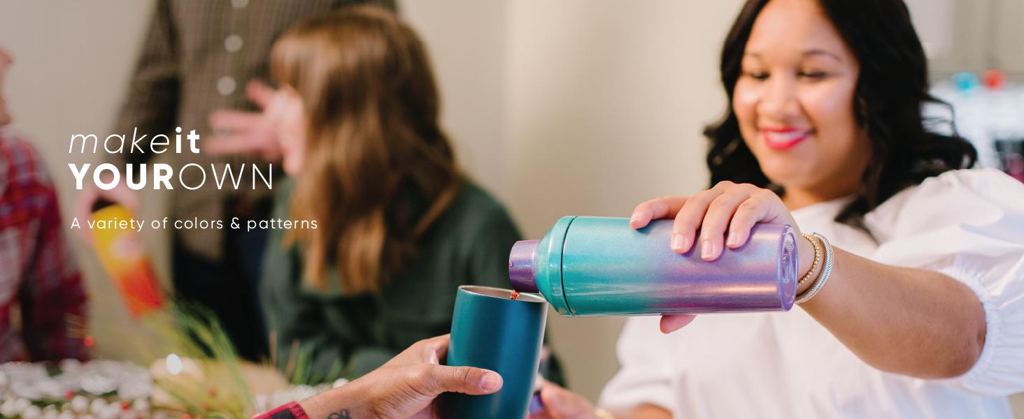 Simple Modern Cocktail Shaker Gift Set with Jigger Lid | Insulated Boston Martini Mixer Stainless Steel Christmas Gifts for Men Women | Compatible with Classic Tumbler Collection | Midnight Black