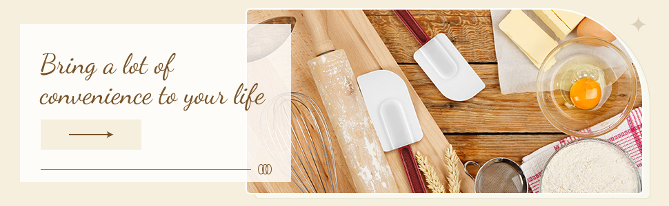 Lounsweer 2 Pcs Rubber Spatula Heat Resistant Silicone Spatula Scraper 10 Inch 14 Inch Commercial Baking Spatulas Set for Kitchen Use Cooking Silicone Cooking Utensils Sets