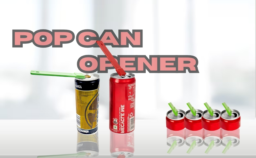 Pop Can Opener – 4 Pack Beer Can Opener, Soda Can Tab Opener, Party Essential Tool, Great Tool for Bartenders