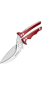 Heavy Duty Poultry Shears Kitchen Salad Scissors for Chicken Turkey Herb Vegetable 2pcs set Black