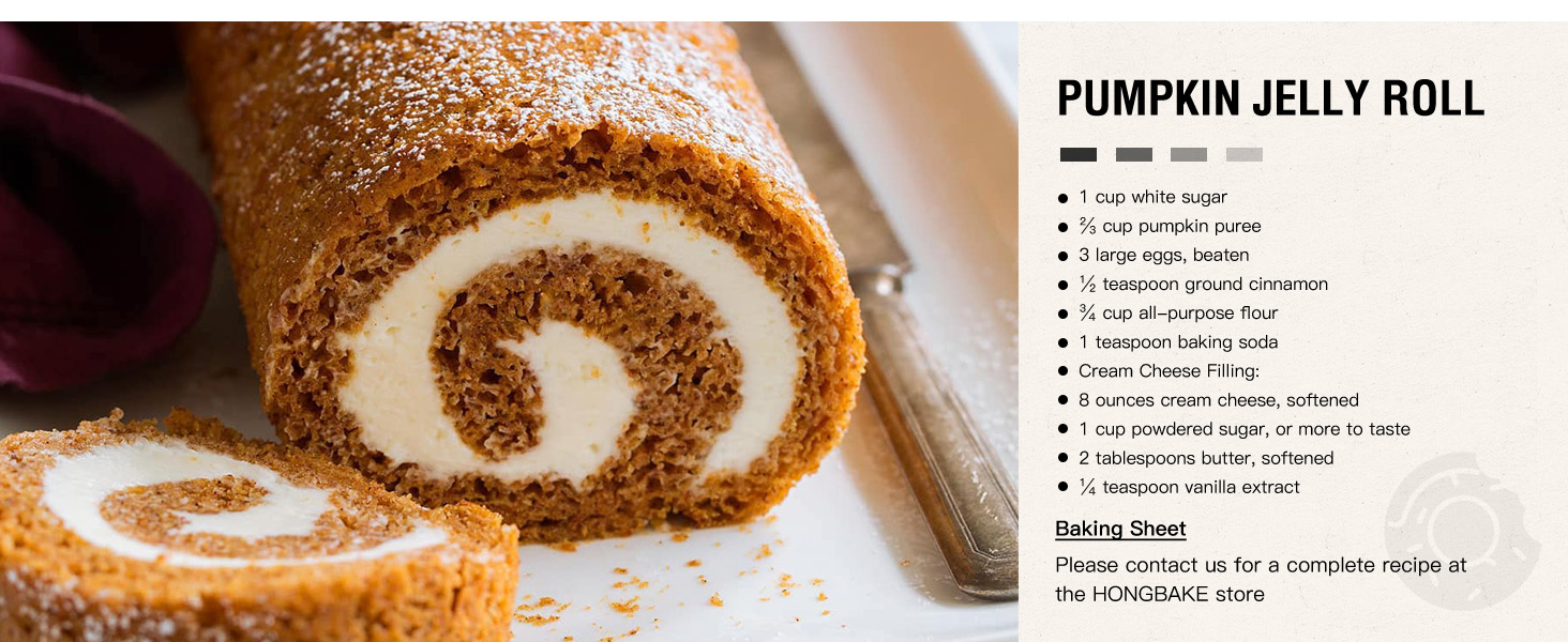 HONGBAKE Bakeware Sets, Baking Pans Set, Nonstick Oven Pan for Kitchen with Wider Grips, 10 Pieces Including Rack, Cookie Sheet, Cake Pans, Loaf Pan, Muffin Pan, Pizza Pan - Grey