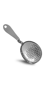 Hawthorne Strainer: Stainless Steel Cocktail Strainer for Home Bar and Professional Bartenders 5.75