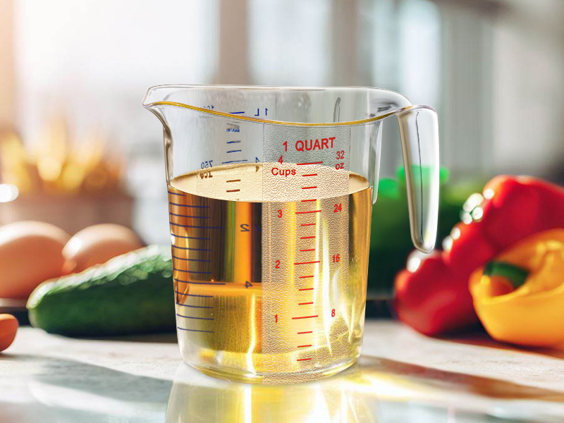 Amazing Abby - Melissa - 64-Ounce Plastic Measuring Pitcher (2-Pack), 8-Cup (2-Quart) Food-Grade Measuring Jug, Unbreakable, Stackable, Dishwasher-Safe, Great for Oil, Vinegar, Flour, and More