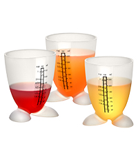 Amazing Abby - Melissa - Plastic Measuring Cups (4-Piece Set), Food-Grade Measuring Jugs, 1/2/4/8-Cup Capacity, Unbreakable, Stackable, Dishwasher-Safe, Great for Oil, Vinegar, Flour, and More