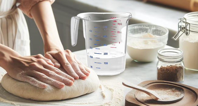 Amazing Abby - Melissa - Plastic Measuring Cups (4-Piece Set), Food-Grade Measuring Jugs, 1/2/4/8-Cup Capacity, Unbreakable, Stackable, Dishwasher-Safe, Great for Oil, Vinegar, Flour, and More