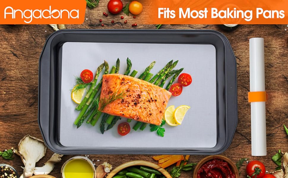 Silicone Baking Mat Roll -12IN x 10FT Non Stick Heat Resistant Food Grade Baking Mats, No Slip Reusable Freeze Dryer Mat,Pastry Mat,Countertop Protector Mat, Washable Oil-Proof Refrigerator Liners