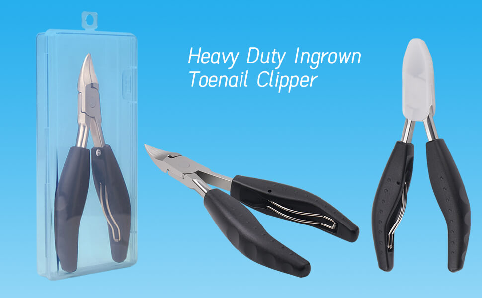 Heavy Duty Ingrown Toenail Clippers, Professional Toenails Trimmer, Podiatrist Toe Nail Clippers for Thick Nail & Ingrown Toenails, Sharp Curved Blade, Pedicure Tools.