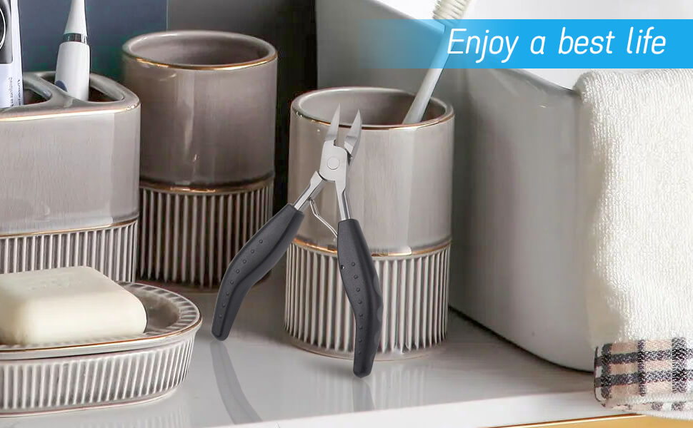 Heavy Duty Ingrown Toenail Clippers, Professional Toenails Trimmer, Podiatrist Toe Nail Clippers for Thick Nail & Ingrown Toenails, Sharp Curved Blade, Pedicure Tools.