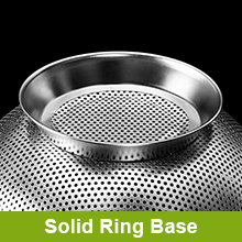 Colander Stainless Steel 3-Quart, Strainer for Kitchen Food, Dishwasher Safe